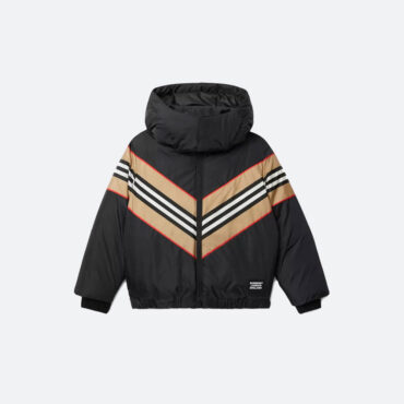 Stripe Panel Down-filled