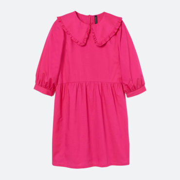 Collared Poplin Dress